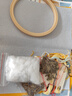 東方美繡刺繡diy自繡掛件平安符荷包蘇繡平安福香囊禮物繡品創(chuàng)意手工飾品 開心鴨【雙香料】 曬單實拍圖