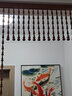 美雙絕桃木葫蘆門(mén)簾珠簾隔斷大門(mén)對衛生間玄關(guān)過(guò)道臥室門(mén)對門(mén)免打孔掛簾 弧形51條（掛寬1.5-2.0米內） 曬單實(shí)拍圖