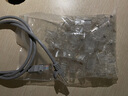 唯康（VCOM）超五類純銅網(wǎng)線 Cat5e超5類高速百兆成品跳線 工程家用電腦監(jiān)控8芯非屏蔽雙絞線 灰色 0.5米 曬單實拍圖