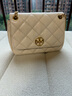 湯麗柏琦（Tory Burch）Willa單肩包 TB女包時(shí)尚女士菱格單肩斜挎包 送女友 節日送禮 奶油白87863-724 25*9*19cm 曬單實(shí)拍圖