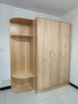 松悅堂【15mm厚背板】全實(shí)木衣柜臥室簡(jiǎn)約組合柜子家用平開(kāi)門(mén)收納大衣櫥 三門(mén)主柜 曬單實(shí)拍圖