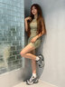 CHERY KALLY【戚薇同款】輕奢厚底老爹鞋女2025新款運(yùn)動(dòng)增高女鞋子生日禮物 灰黑色 Gray black 36 曬單實(shí)拍圖
