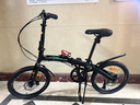 艾萊恩斯20寸 A8 變速鋁合金超輕男女折疊車(chē)（性?xún)r(jià)比超高） 消光黑色 8速 20英寸 曬單實(shí)拍圖