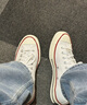 匡威（Converse）帆布鞋男 ALL STAR 運(yùn)動(dòng)小白鞋子 春季休閑板鞋女 101000 38 曬單實(shí)拍圖