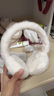 妙奕嘉冬季護(hù)耳罩保暖耳包耳套耳暖耳朵防風(fēng)護(hù)耳神器加絨騎行耳捂子防凍 甜美毛絨蝴蝶結(jié)耳罩【白色】 曬單實(shí)拍圖