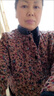 皮爾卡丹輕奢高檔女裝2022新款 媽I媽裝碎花棉衣秋季新款小棉衣外套中年保暖遮肚立領(lǐng)小棉襖女 咖色 XL 曬單實(shí)拍圖