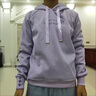 PMOG秋冬裝刺繡愛(ài)心連帽衛(wèi)衣女小個(gè)子寬松百搭外套上衣服 紫色  L [建議106-115斤] 曬單實(shí)拍圖
