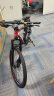 EG7山地自行车成人学生变速越野单车双减震赛车26寸青少年男女 尊享-黑红色【辐条轮-铝合金】 26寸30速 实拍图
