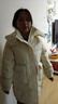 花花公子（PLAYBOY）羽絨服女中長(cháng)款2025年冬季新款中長(cháng)款時(shí)尚加厚白鴨絨百搭寬松外套 白色 加厚款 帽子可脫卸 M 121-140斤 曬單實(shí)拍圖