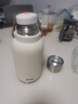 蘇泊爾保溫杯茶水分離大容量隨享水杯車(chē)載戶(hù)外便攜雙飲兒童男女士大肚杯 316L不銹鋼內膽天幕白1.2L 曬單實(shí)拍圖