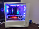 航嘉（Huntkey）G63戰戟  玻璃側透機箱  GS680C臺式主機電腦游戲機箱 支持M-ATX主板/360水冷/卡扣式快拆側板 G63mini白色+ARGB風(fēng)扇*6（4正2反） 曬單實(shí)拍圖