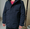 啄木鳥(niǎo)冬季羽絨服男士中老年爸爸白鴨絨加厚可脫卸內膽爺爺老人外套男裝 藏青【可脫卸內膽+帽子】 3XL 【建議150-165斤】 曬單實(shí)拍圖