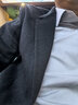 柒牌西裝男春夏商務(wù)休閑含羊毛零壓感修身外套【雙面尼】1JC70110 黑色 B46 曬單實(shí)拍圖