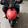 乐的儿童电动车玩具车可坐人宝宝电动车摩托车儿童汽车小孩车8020红色 实拍图