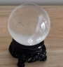 關辰天然白水晶球擺件原石手工打磨玄關客廳家居開業(yè)禮品支持鑒定喬遷 球直徑8厘米【配底座和證書】 曬單實拍圖