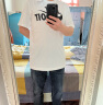 耐克NIKE男子运动生活TEE JUST DO IT SWOOSH短袖T恤AR5007-100白 M 实拍图