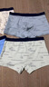 邦多拉兒童內褲男大童平角內褲中學(xué)生男孩四角褲棉質(zhì)10-15歲青少年內褲 4條裝-小鳥(niǎo)款 180 /2XL【115-140斤】 曬單實(shí)拍圖