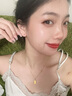 苗秀 足銀圈圈耳環(huán)女圓圈款養(yǎng)耳洞耳圈韓版銀耳骨環(huán)百搭學生耳飾 8MM耳環(huán)一對 曬單實拍圖