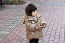 迪士尼寶寶2025女寶寶棉服秋冬季兒童加厚外套女童棉衣羽絨棉襖保暖中小童冬 卡其色 80 曬單實拍圖