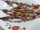 往來白丁 國產(chǎn)原切羊肉串新鮮羊肉半成品烤肉串戶外燒烤食材BBQ冷凍 生鮮 羊肉串100串 凈重1300g 曬單實拍圖