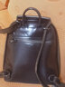 杜帕牛皮雙肩包女新款雙肩背包潮韓版學(xué)院風(fēng)背包時(shí)尚百搭女士背包簡(jiǎn)約 咖啡色 曬單實(shí)拍圖