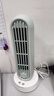 小熊（Bear） 電風(fēng)扇 負離子小電扇 辦公室電腦usb桌面小風(fēng)扇 學(xué)生宿舍低噪無(wú)葉風(fēng)扇大風(fēng)力小塔扇 綠色 兩檔調節 搖頭送風(fēng) 負離子凈化 曬單實(shí)拍圖