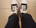 匡威（Converse）女子 ALL STAR系列 厚底高幫松糕帆布鞋 568497C 36.5碼US6碼 曬單實(shí)拍圖