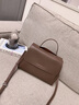 viney牛皮手提包包女包新款輕奢單肩斜挎包生日禮物送女友老婆 【咖啡色】高級感實(shí)用腋下包 時(shí)尚品牌洋氣托特包 曬單實(shí)拍圖