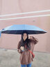 RAINLITE雨傘遮陽大號加固加厚結實抗風太陽自動女晴雨兩用防曬男士折疊 晴雨兩用傘-淺灰色 24骨 曬單實拍圖