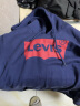 Levi's【情侣同款】李维斯2024春夏连帽卫衣oversize落肩LOGO印花 藏蓝色0007 L 实拍图