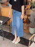 百麗（Belle）七夕禮物氣質(zhì)瑪麗珍鞋女商場(chǎng)同款小香風(fēng)平跟單鞋B6S1DCQ4 米白 35 (225mm) 曬單實(shí)拍圖