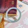 歐禧冰種油青半山水瑪瑙玉髓手鐲女漸變透翡翠珠寶玉鐲送女友七夕禮物 54圈口【贈證書(shū)】【70-90斤】 曬單實(shí)拍圖