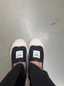 老北京布鞋女春季一腳蹬休閑淺口平底黑色帆布鞋女士懶人厚底板鞋 黑色 37 曬單實(shí)拍圖