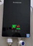 志高（CHIGO）即热式电热水器 5500W变频速热小厨宝智能恒温洗澡免储水超薄出租房家用 黑色KBR-F60遥控款 实拍图
