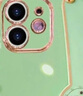 優(yōu)蕾絲 蘋果12手機(jī)殼iPhone12Pro保護(hù)Max硅膠套mini腕帶斜挎可背掛繩軟殼女款全包 蘋果12【牛油果綠】全屏鋼膜+斜挎掛繩 曬單實(shí)拍圖