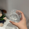 圣蘭迪家用水晶玻璃威士忌酒杯酒吧啤酒杯洋酒杯烈酒杯飲料杯刻花水杯大號300毫升/單只價 曬單實拍圖