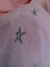 s.lemon兒童舞蹈服女童春夏短袖芭蕾舞連體裙演出服公主裙練功服形體服 櫻花粉 140 （建議身高120-130cm） 曬單實(shí)拍圖