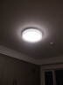 雷士照明新款吸頂燈led燈主臥室燈家用歐美輕奢燈具仿水晶簡約現(xiàn)代房間燈 方形/36W三色調(diào)光 曬單實拍圖