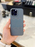 Pinkson 輕薄蘋果iPhone14Pro手機殼Max凱夫拉芳綸保護套商務碳纖維紋新款網紅簡約輕奢散熱防摔新款 【Magsafe磁吸款-鈦金色波浪紋】 【iPhone14 Pro Max】 曬單實拍圖
