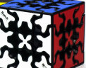 奇艺齿轮三阶魔方 异形3阶专业比赛专用 黑色 实拍图