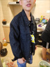 安初夏牛仔夾克外套男士春秋季新款高級感潮牌印花痞帥炸街情侶衣服男裝 斑馬黑 XL 【建議130-150斤】 曬單實(shí)拍圖