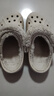 卡駱馳（CROCS）貝雅暖絨克駱格洞洞鞋|206633 冬日白-11S 37/38(230mm)  曬單實(shí)拍圖