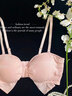 好奇蜜斯內衣女薄款文胸無(wú)鋼圈絲絨法式可愛(ài)胸罩純欲 好奇蝴蝶結 糖霜草莓套裝 M 曬單實(shí)拍圖