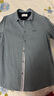 杰克·瓊斯（JACK&JONES） 春季柔軟通勤舒適透氣字母刺繡天絲亞麻長袖襯衫男款225105005 曬單實拍圖