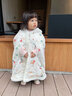EVEBABY嬰兒披風(fēng)斗蓬秋冬外出防風(fēng)保暖新生兒童寶寶擋風(fēng)外套披肩加絨加厚 森林奇遇 三層夾棉 加厚款 90 (均 碼) (建議身高50-95cm) 曬單實(shí)拍圖