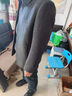 恒源祥雙面尼大衣男翻領(lǐng)羊毛外套中老年男士毛呢夾克爸爸秋裝休閑短款 2957黑灰 170 曬單實(shí)拍圖