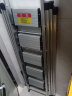肯泰（KENTAI）家用梯子多功能晾衣架折叠人字梯铝合金加厚楼梯五步工程梯Q6-YB5 实拍图