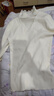 秋水伊人氣質(zhì)半高領(lǐng)彈力針織衫冬季新款女時髦內(nèi)搭薄款毛衣 米白 S 曬單實(shí)拍圖