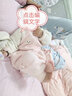 ibaby/英倫寶貝寶寶睡袋春秋嬰兒分腿抱被防踢被睡衣小奶泡空氣層睡袋 純真白兔 【80碼】推薦身高70-80cm 曬單實(shí)拍圖