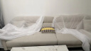 全友家居现代北欧简约布艺沙发三人位小户型可折叠两用沙发床102265 米白沙发左2+右2+脚凳|不可调节 实拍图